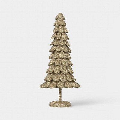 Gold Glitter Christmas Tree Full Medium - Threshold™ | Target