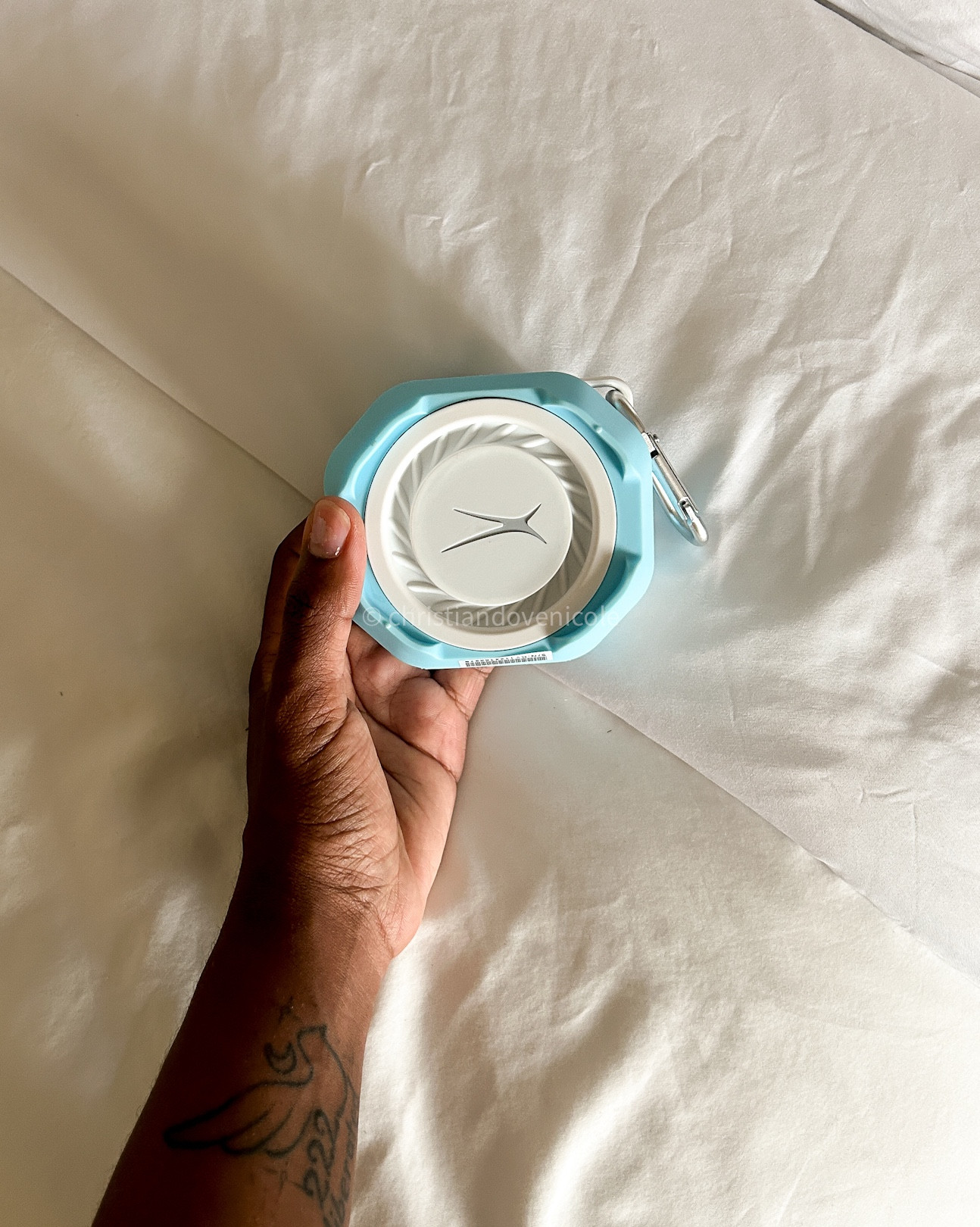 found this cute little bluetooth speaker at target when i was looking for something else lol 😂 got it on sale for a great value purchase and it definitely WORKS. great sound quality and volume. and easily charges with any USB C cord. it’s waterproof too 😌 #techfinds 