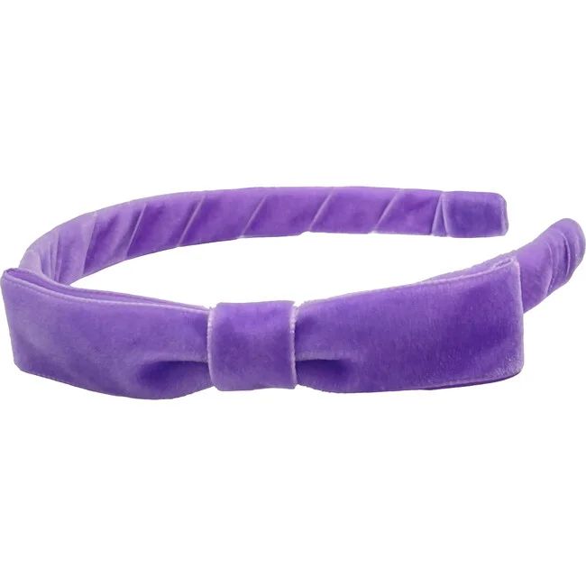 Velvet Lottie Headband, Purple - Winn and William Hair Accessories | Maisonette | Maisonette