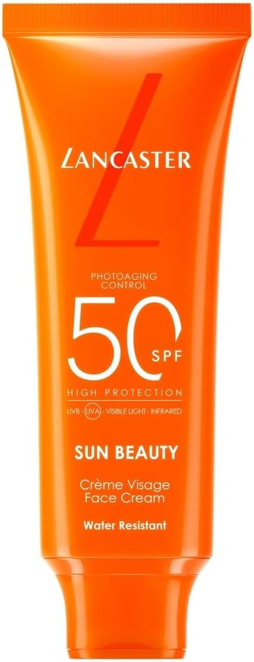 Lancaster Sun Beauty Face Cream SPF50 50ml, Photoaging Control, Broad Spectrum Sun Protection, Hi... | Amazon (UK)