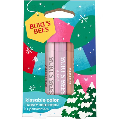 Burt's Bees Holiday Limited Edition Stocking Stuffer Kissable Color Lip Balm Gift Set - Frosty - ... | Target
