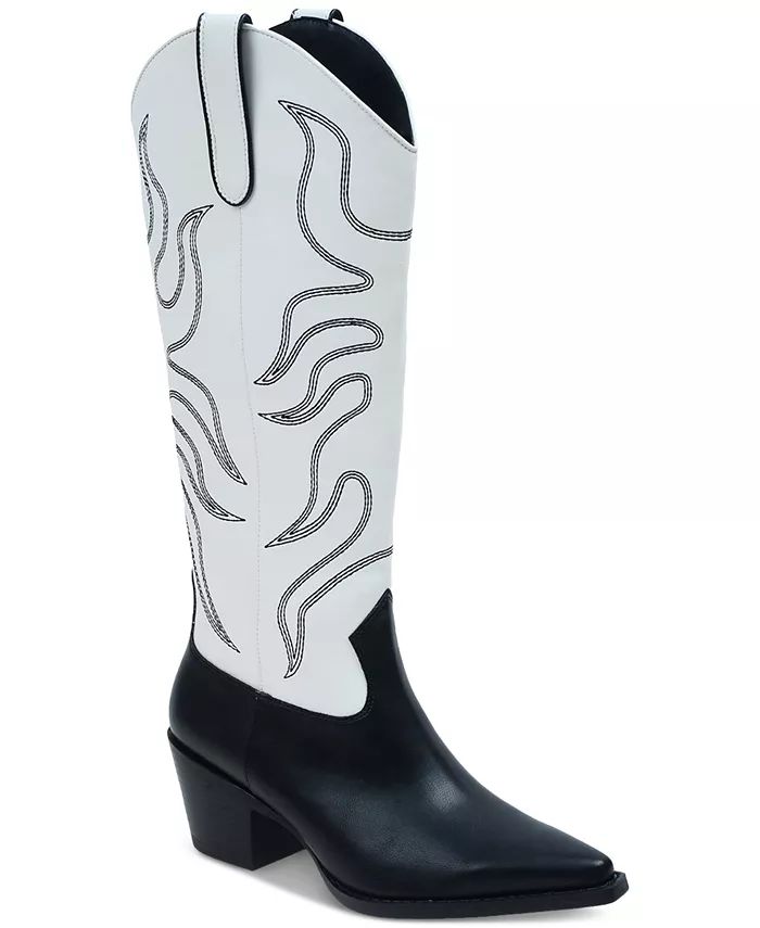 Wild Pair Leahne Cowboy Boots, Created for Macy's - Macy's | Macy's