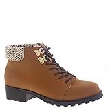 Trotters Women's Lace Up Boots, Brown Veg Calf Leather, 7.5 | Amazon (US)
