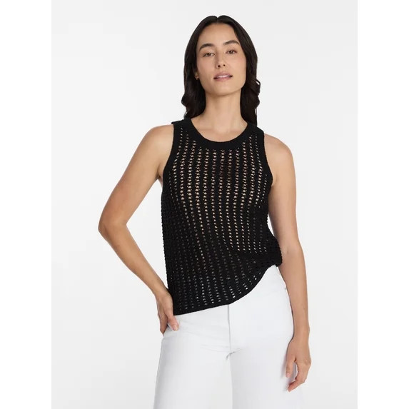 Time and Tru Women's Sweater Tank Top, Sizes XS-XXXL | Walmart (US)