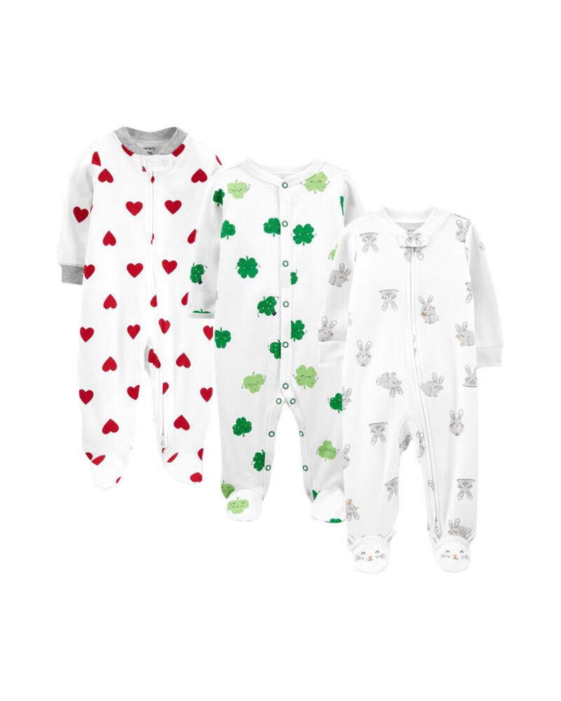 3-Pack Cotton Sleep & Plays | Carter's