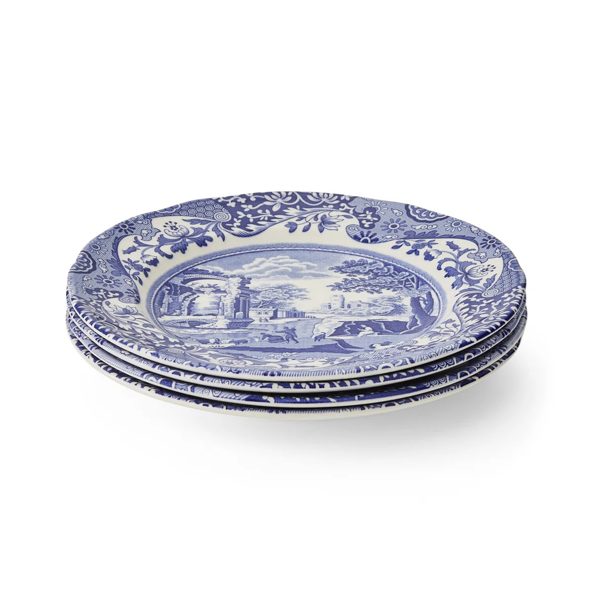 Spode Blue Italian Salad Plate 7 1/4" (Set of 4) | Wayfair North America