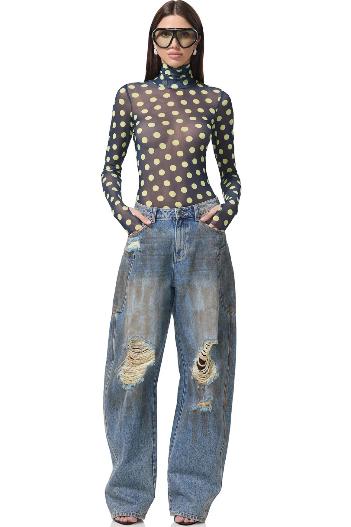 Sheer long sleeve top
Dot sheer top

#LTKStyleTip #LTKFindsUnder100