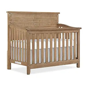 Evolur Andorra 5-in-1 Convertible Crib in Barnwood, Greenguard Gold and JPMA Certified, Made of H... | Amazon (US)
