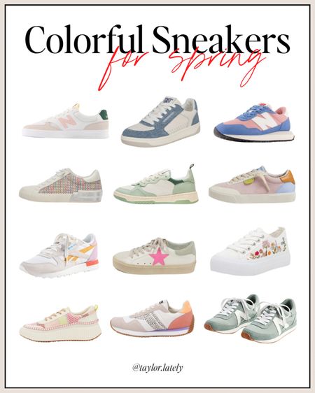Colorful sneakers for spring! Love these casual sneakers for running errands, pairing with dresses, and more.

Spring Sneakers | Women’s Sneakers | Colorful Sneakers

#LTKshoecrush #LTKstyletip #LTKfindsunder100