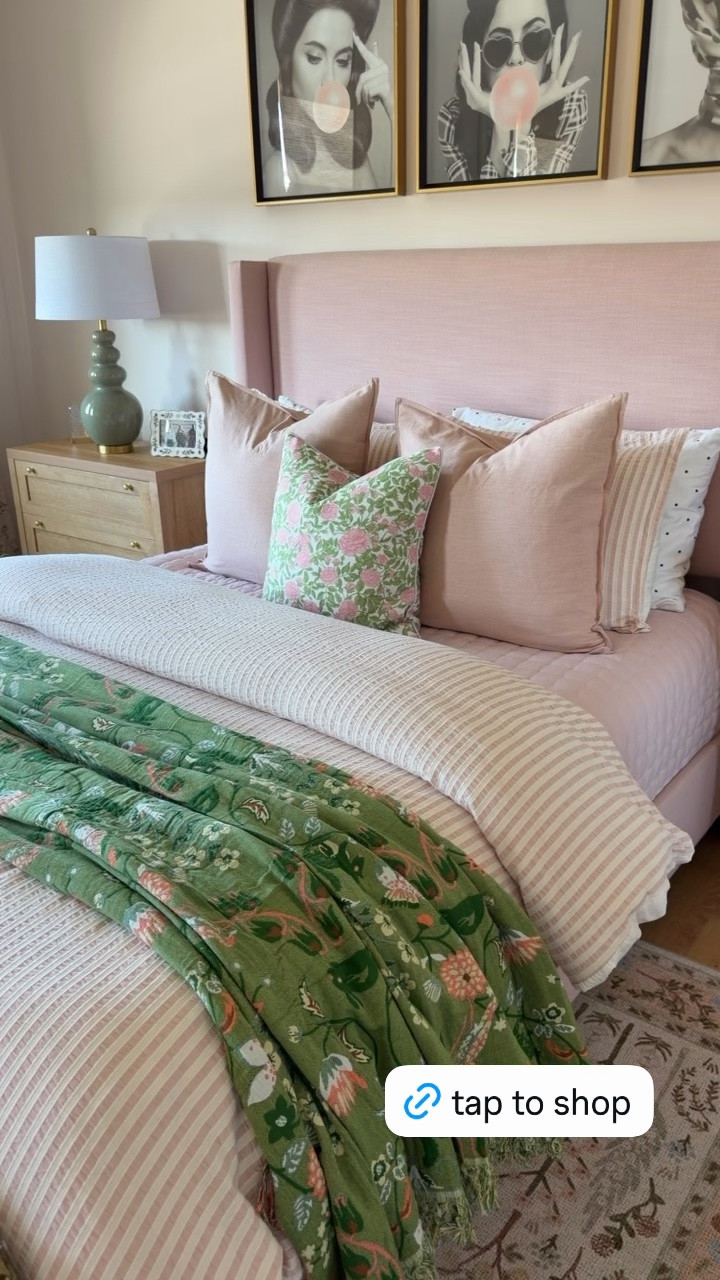 Did a bedding update in Scarlett’s room! I absolutely love it! It looks Anthro, but it’s Amazon! #bedding

#LTKHome #LTKSeasonal #LTKSaleAlert
