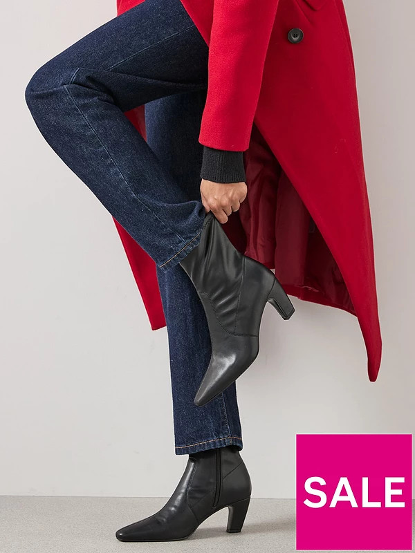 The Very Collection Sock Boot - Black | Very (UK)