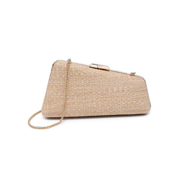 Irene - Straw Asymmetrical Evening Bag | Urban Expressions