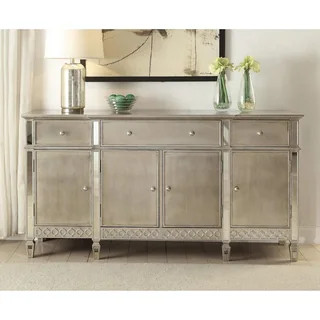 Acme Kacela Glam Mirrored Server in Champagne | Bed Bath & Beyond