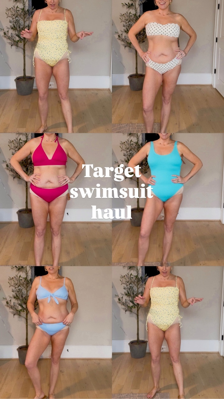 This was the first time trying on swimsuits since my weight loss and I had no clue what, or how, everything would look on me?! Nothing like doing that live, filming it, and then posting it online for the world to see! Lol 

There are soooooo many cute options right now at Target. Today is the last day that they’re all 40% off so grab some now! 

Say SWIM below to have a link sent to you to shop these

https://liketk.it/62Tru #targetswim #swimsuitseason #midsizeblogger