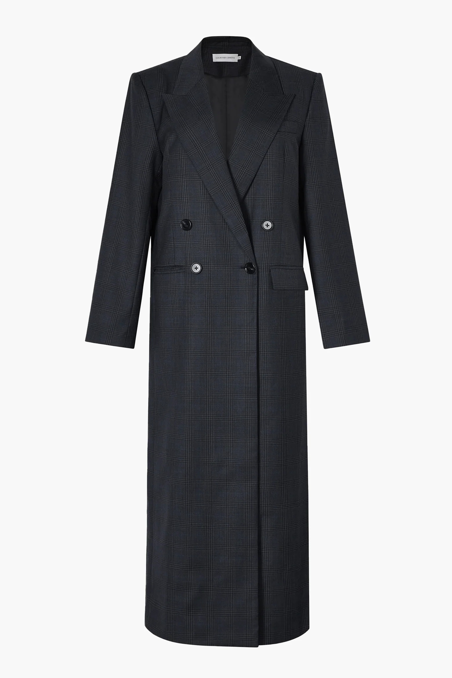 danique wool check coat | The New Trend (Australia & New Zealand)