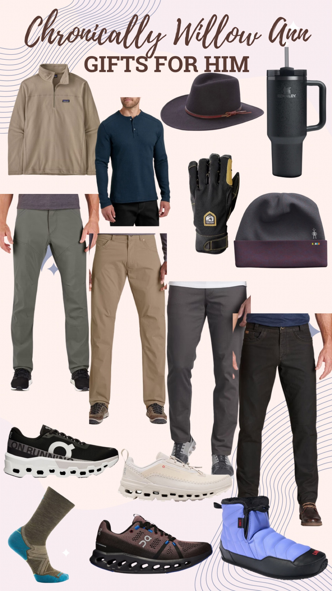 Gift guide for the active man in your life! These kühl pants are perfect for any guy who works a 9-5 and then works outside the rest of the time. Housework, backyard landscaping, hiking, building, construction, travel all are perfect with these pants. On brand shoes are the best for pain or for preventing pain. Shoes for running, shoes for outside work, shoes for hiking, outdoor gear for everyday as well as for hiking or bigger excursions, gifts for him, gifts for husband, gifts for dad, gifts for brothers, gifts for your cousins

#LTKFitness #LTKGiftGuide #LTKMens
