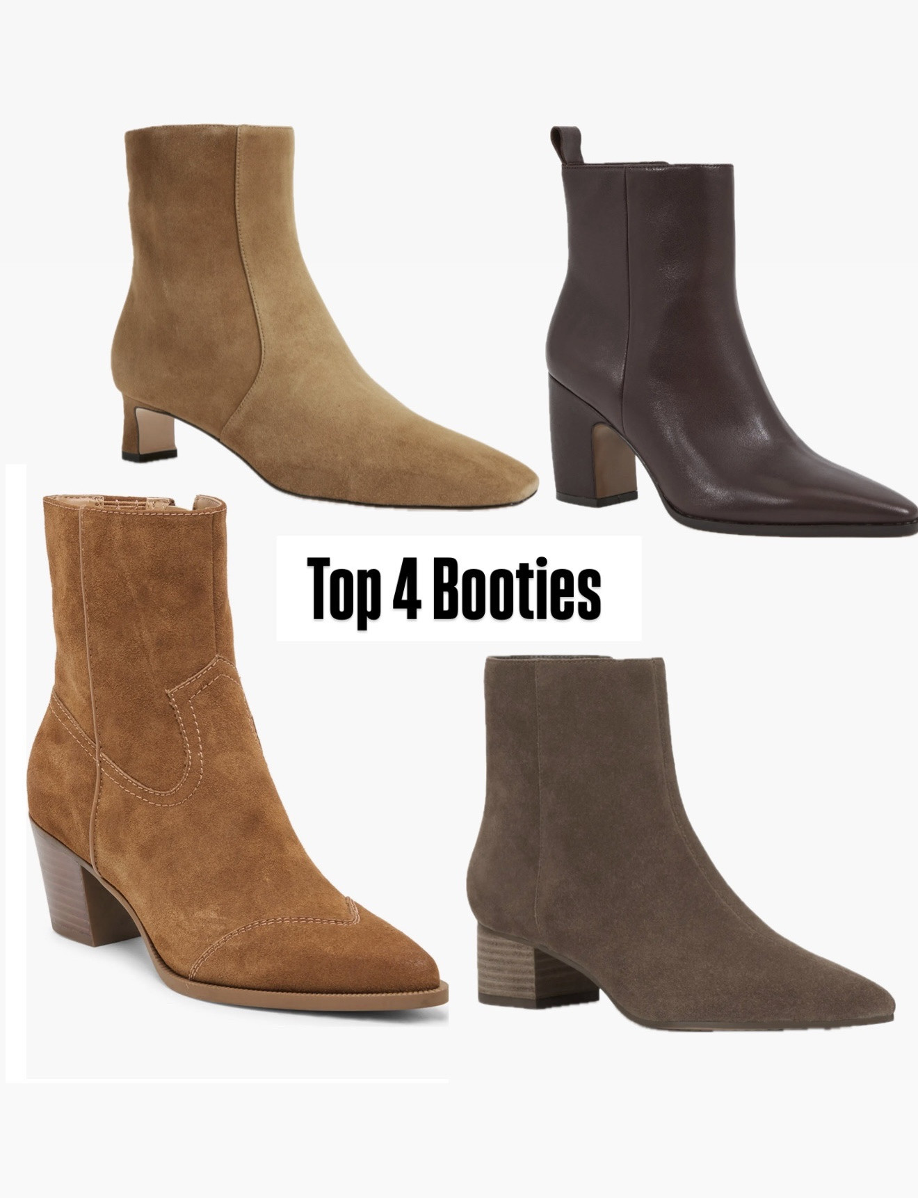 My favorite top four booties for this years Nsale!! ❤️

Nordstroms anniversary sale

#LTKmomlife #LTKgrwm #LTKootd