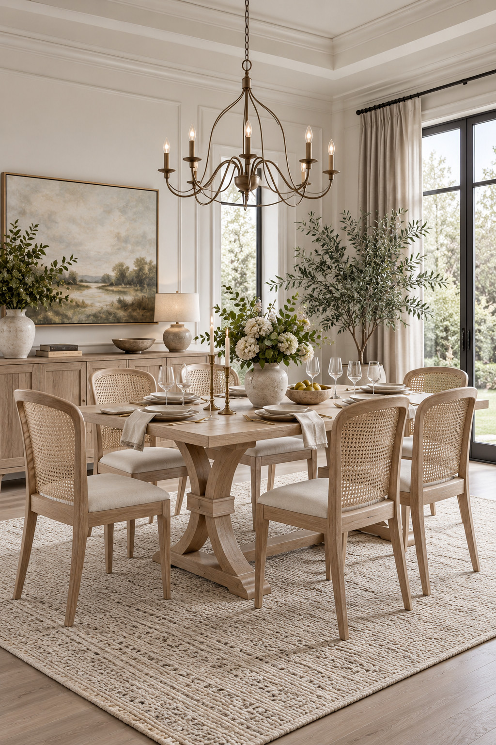 If you love that airy neutral look, this dining set is such a pretty find. The light wood and cane-back chairs make everything feel relaxed, expensive, and super cozy at the same time. I’d style this with warm fall branches, candles, and neutral dinnerware for the easiest fall dining room refresh.
#WayfairFinds #DiningRoom #CaneDiningChairs #LightWoodFurniture #NeutralHome #FallDiningRoom #FallRefresh #DiningRoomInspo #LaborDaySale #WayfairSale #CozyDiningRoom #OrganicModern #ModernFarmhouse #FallHomeDecor #DiningTableSet 

 #LTKSeasonal #LTKHome #LTKSaleAlert