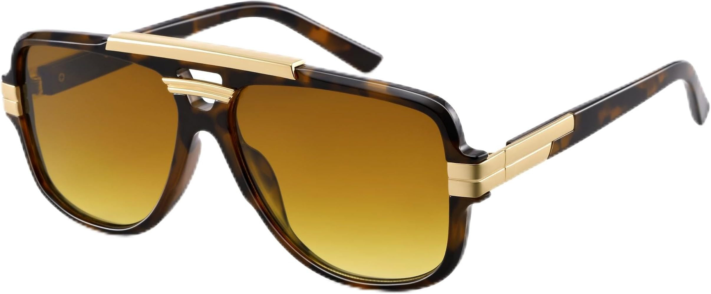 AZorb Retro Oversized Aviator Sunglasses for Men Women Trendy Fashion Vintage Square Designer Sha... | Amazon (US)