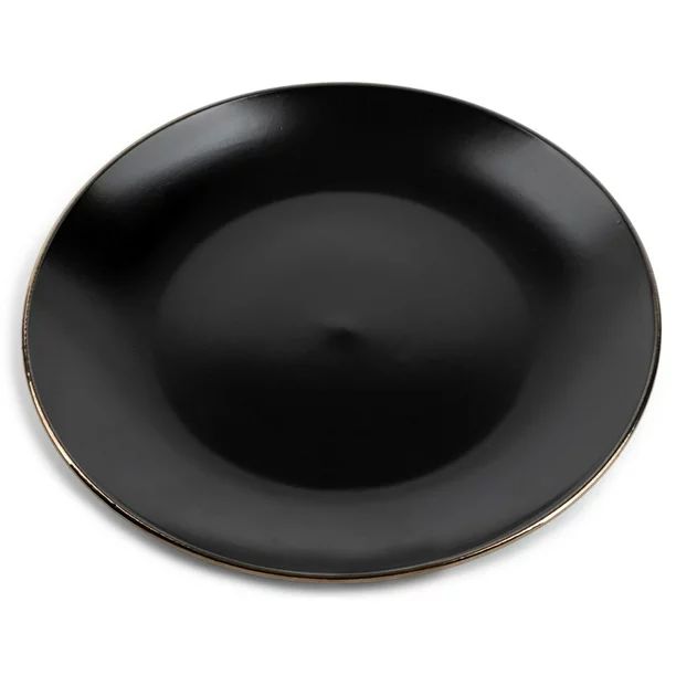 Thyme and Table Onyx Salad Plate, Black - Walmart.com | Walmart (US)