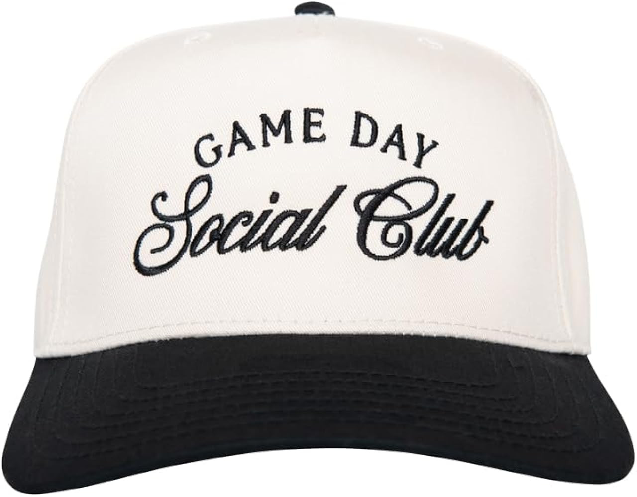 KATYDID Game Day Social Club Vintage Hat - Two-Toned Trucker Hat - Embroidered Vintage Baseball C... | Amazon (US)