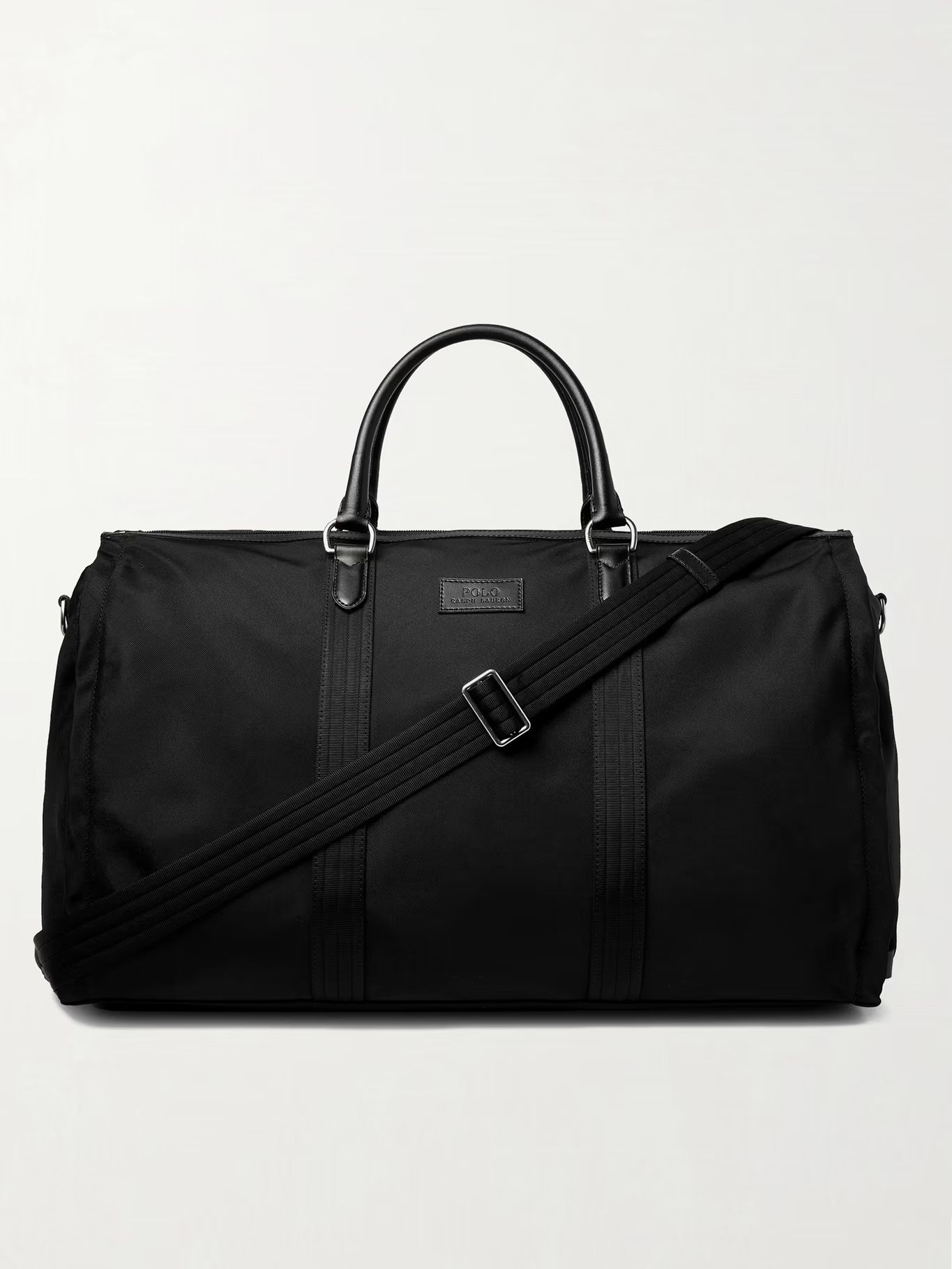 Convertible Leather-Trimmed Nylon Holdall and Garment Bag | Mr Porter (US & CA)