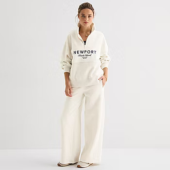 new!Arizona Womens Juniors Low Rise Fleece Sweatpant | JCPenney