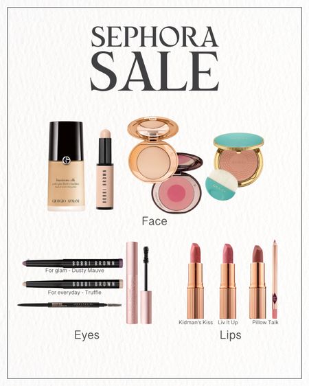 The Sephora sale is going on NOW and it’s a great time to stock up on your beauty faves! I can’t say enough good things about Charlotte Tilbury - especially the lip products! I always get compliments on my eyeshadow and I love these Bobbi Brown Eyeshadow Sticks because it’s super easy to apply! 

Use code TIMETOSAVE through 11/6
30% off Sephora Collection starting today
20% off for Rouge tier starting today
15% off for VIB tier starts 10/31
10% off for Insider tier starts 10/31

#LTKSeasonal #LTKbeauty #LTKsalealert