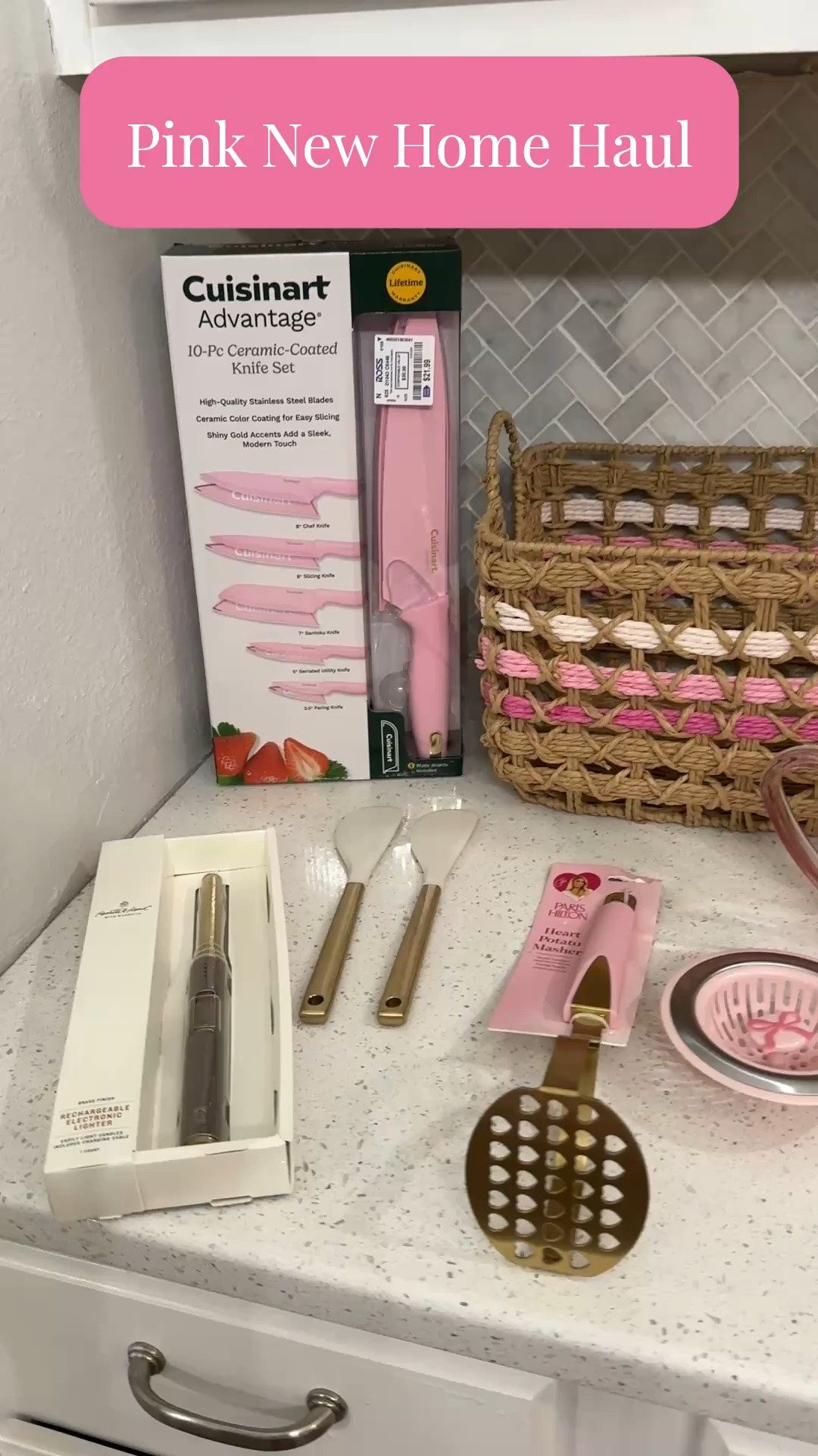 Pink haul! New items for our new house! Shopped at TJ Maxx, Target, Marshall's, Ross & Homegoods! Linked what I could

#LTKHome