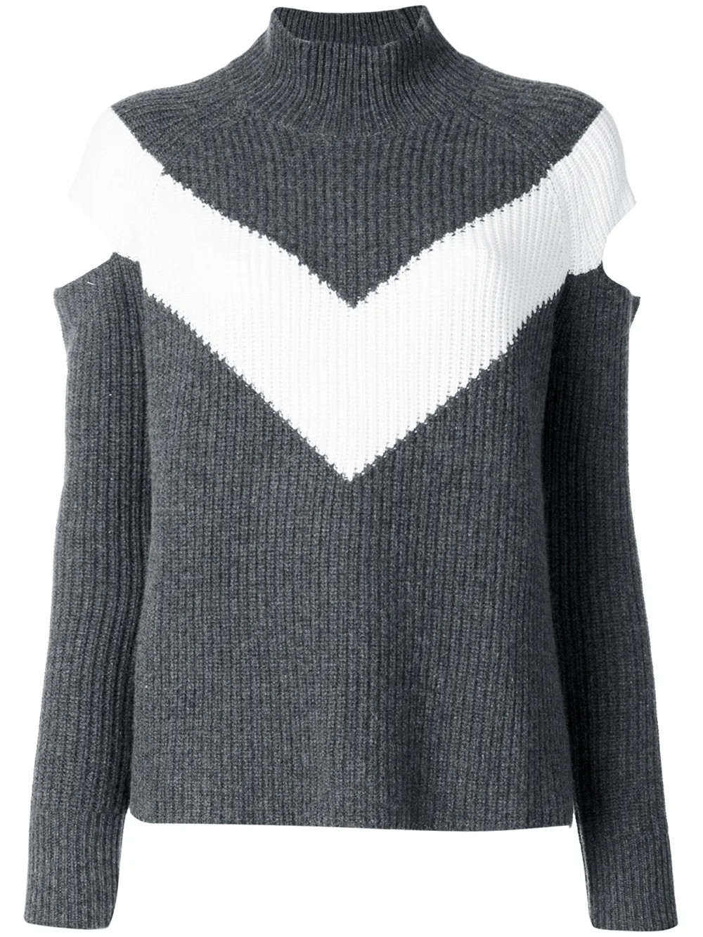 Zoe Jordan cut-out jumper - Grey | FarFetch US