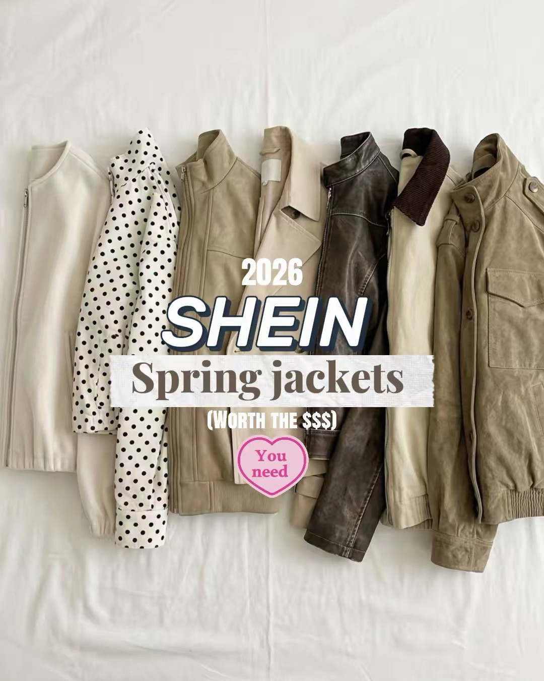 SHEIN favourite spring jackets you need this spring 🌞