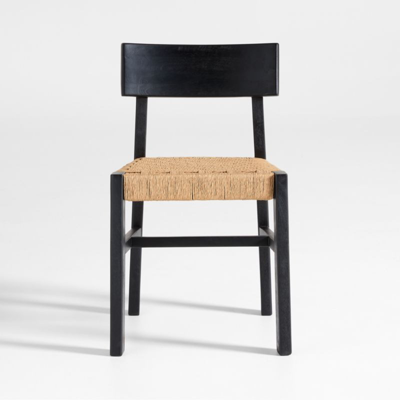 Dunewood Charcoal Dining Side Chair + Reviews | Crate & Barrel | Crate & Barrel