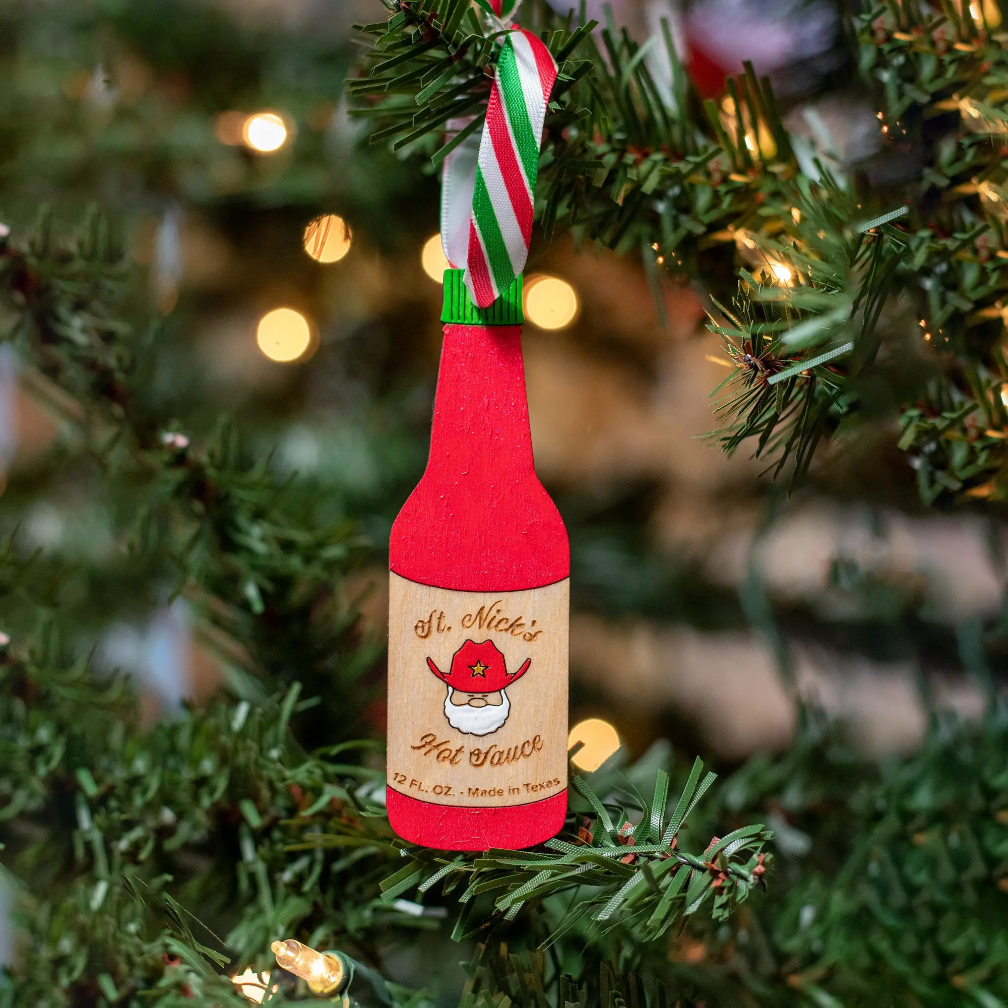 Santa's Hot Sauce Ornament | Le Chic Miami