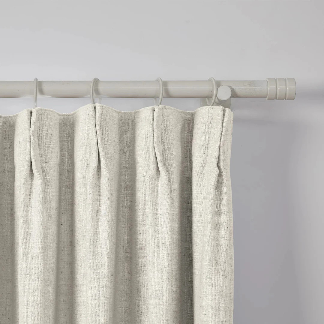Liz Polyester Linen Drape Pleated | TWOPAGES