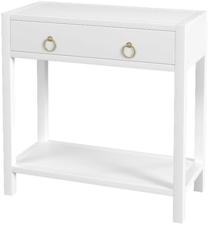 Butler Specialty Lark 30" White Wood 1-Drawer Nightstand | Amazon (US)