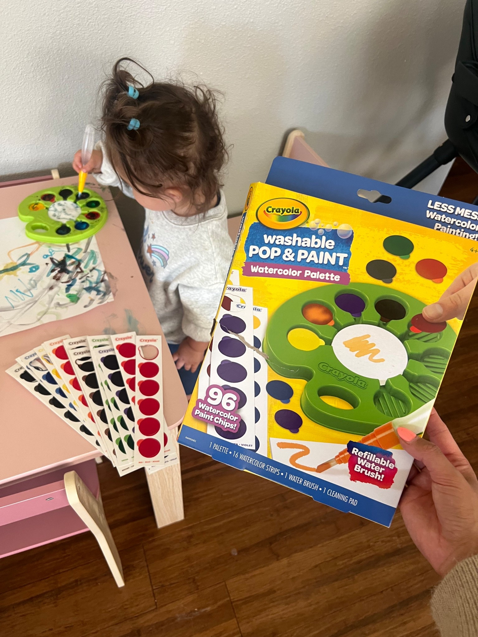 Such a cool & fun (AND CLEANER) paint activity! With a refillable water brush & water color strips!  🎨🧠 #LTKtoddler #LTKmom #LTKactivity #LTKpaint

#LTKHome #LTKGiftGuide #LTKKids