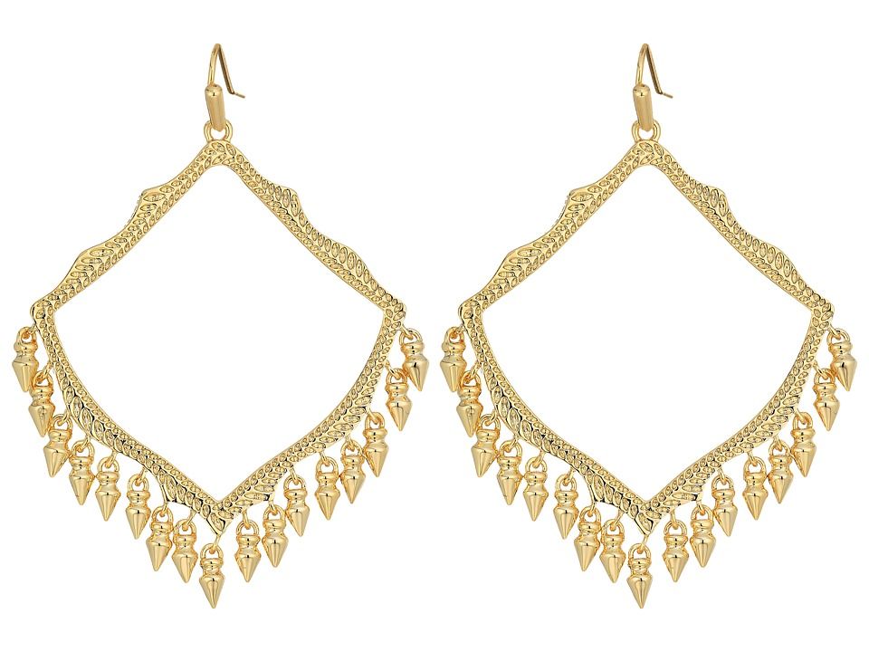 Kendra Scott - Lacy Earrings (Gold Metal) Earring | Zappos