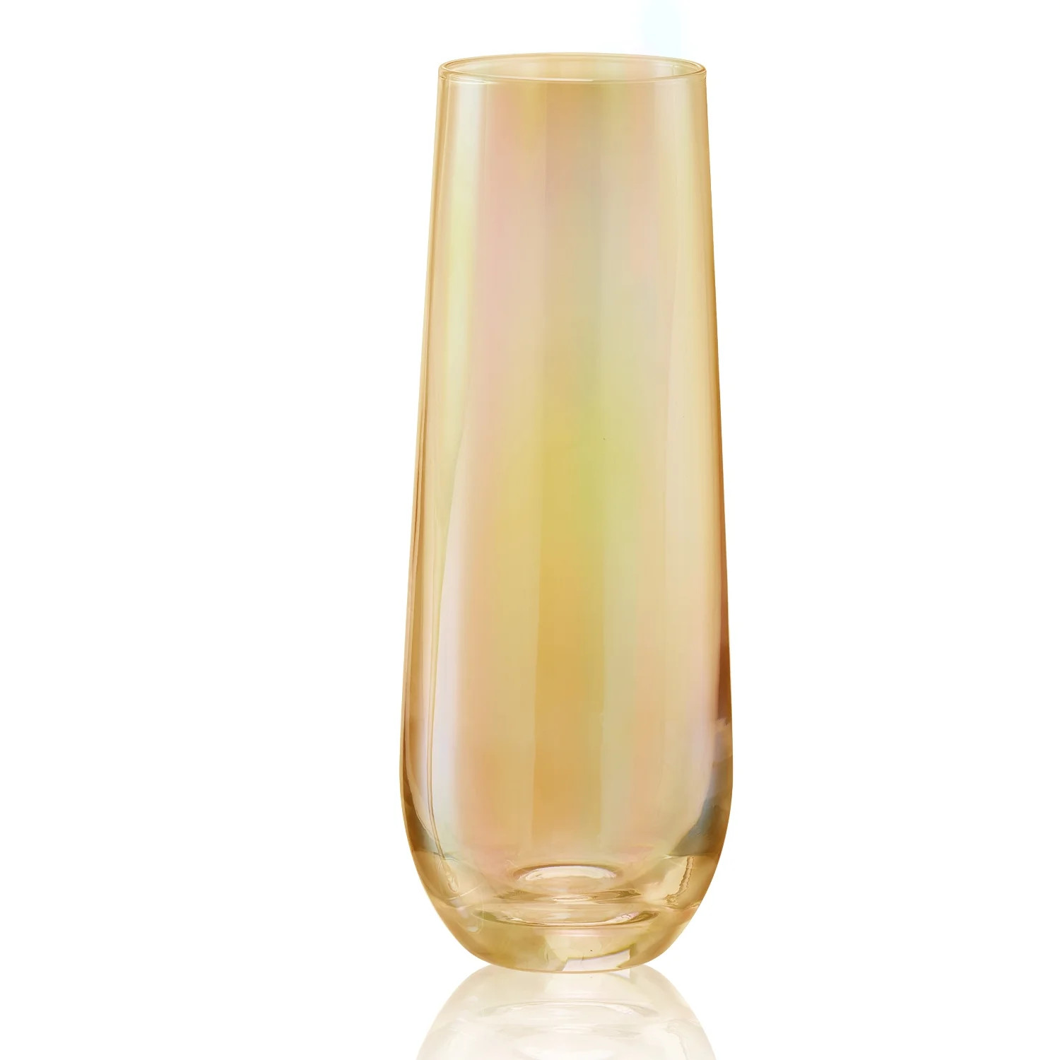 Artland Luster Gold 10 Ounce Stemless Flute, Set of 4 - Walmart.com | Walmart (US)