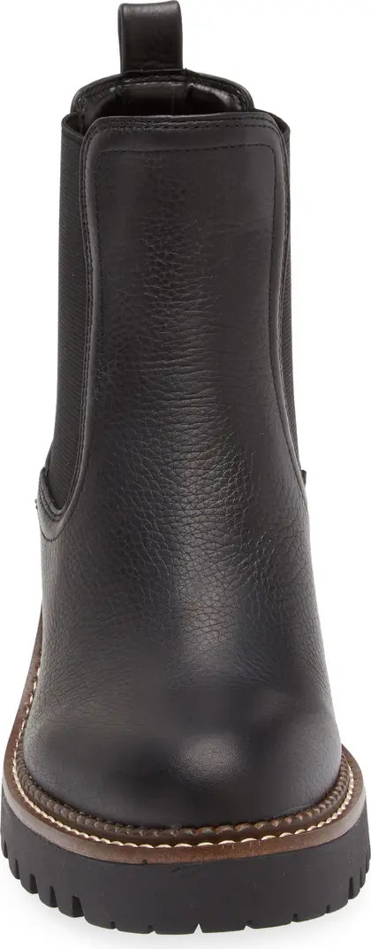 Miah Water Resistant Chelsea Lug Boot (Women) | Nordstrom