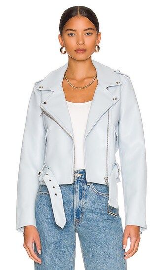 Faux Leather Jacket in Fairy Dust | Revolve Clothing (Global)