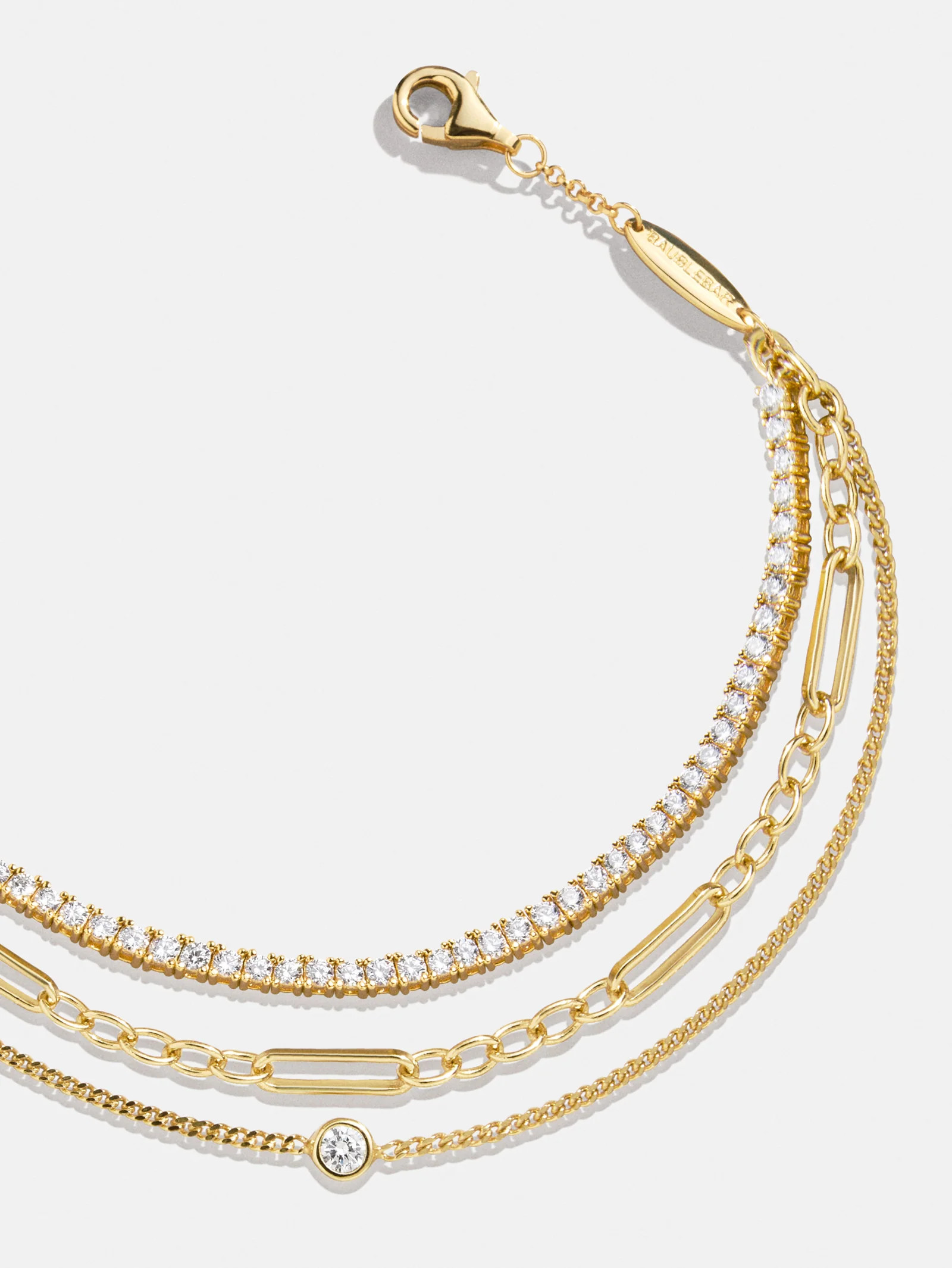 Zora 18K Gold Layered Bracelet - Zora 18K Gold Layered Bracelet | BaubleBar (US)