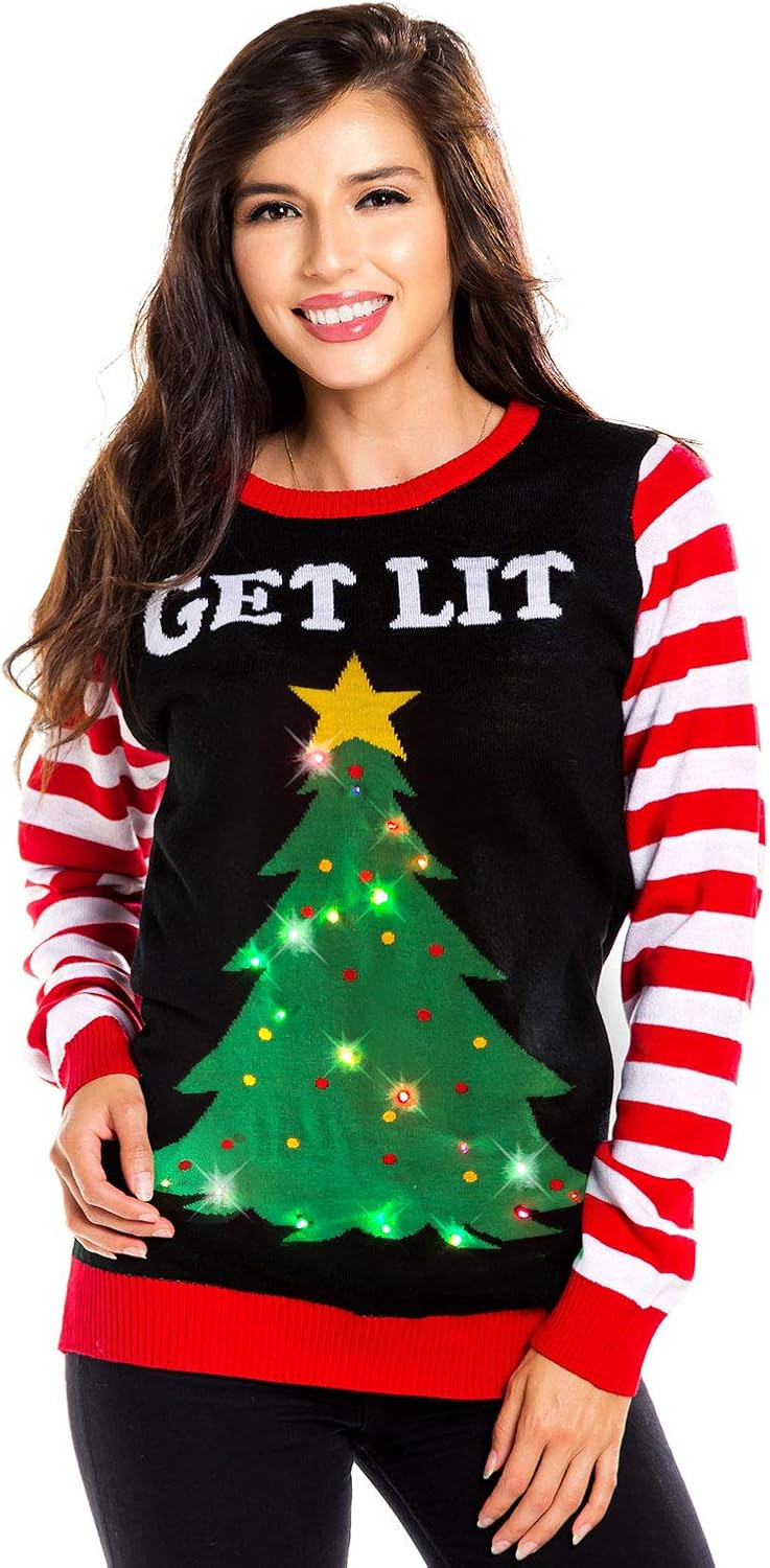 Tipsy Elves Ugly Christmas Sweaters for Women with Interactive Games and Surprises for Holiday Pa... | Amazon (US)