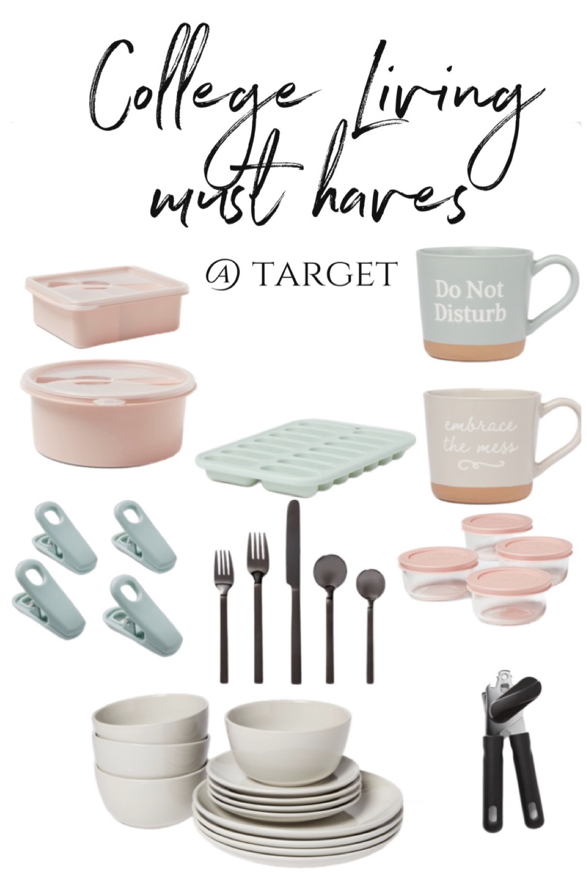 College Dorm Must haves from Target! 

Kitchen + utensils + dorm kitchen storage+ Dorm style + small space kitchen + Back to school budget friendly 

#LTKsalealert #LTKunder50 #LTKBacktoSchool