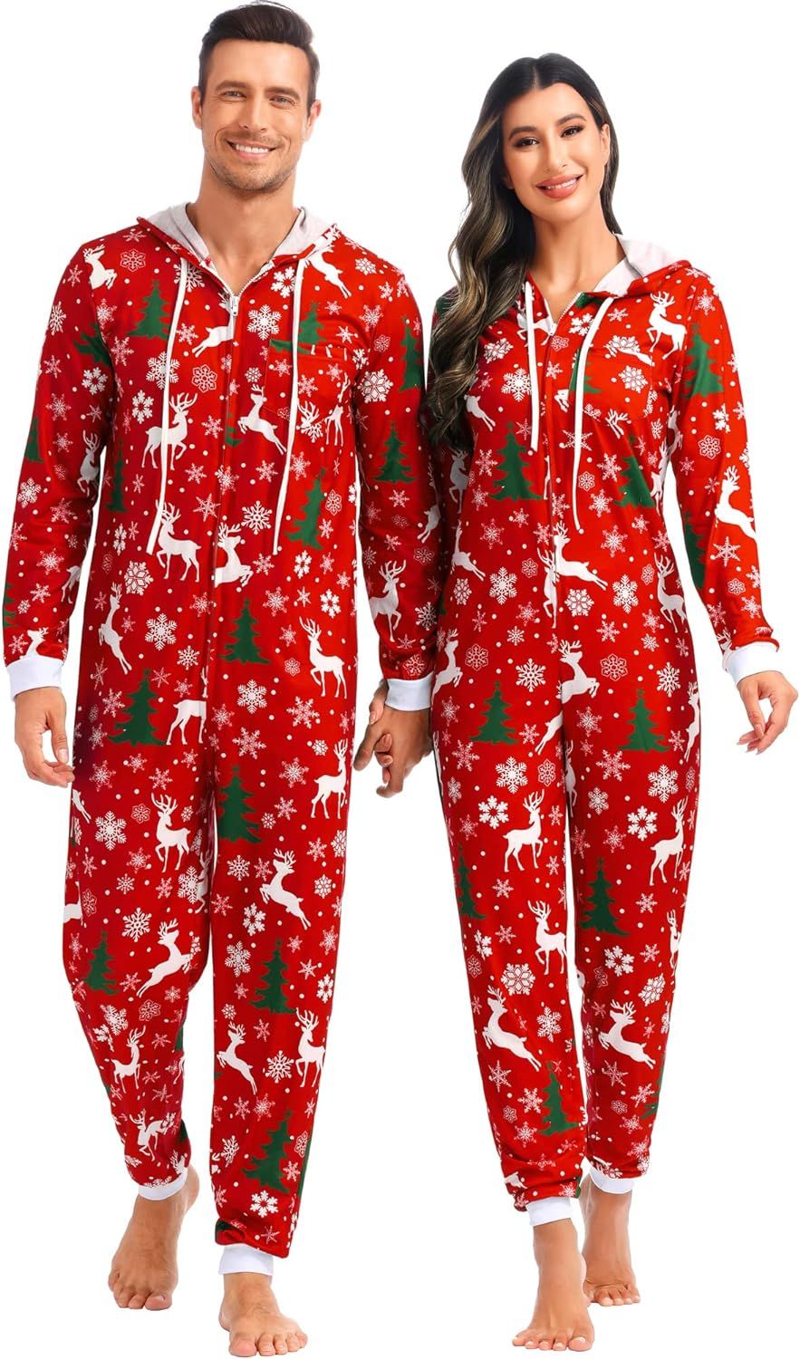 Christmas Onesie Adult Christmas Pajamas for Family Onesies for Christmas | Amazon (US)