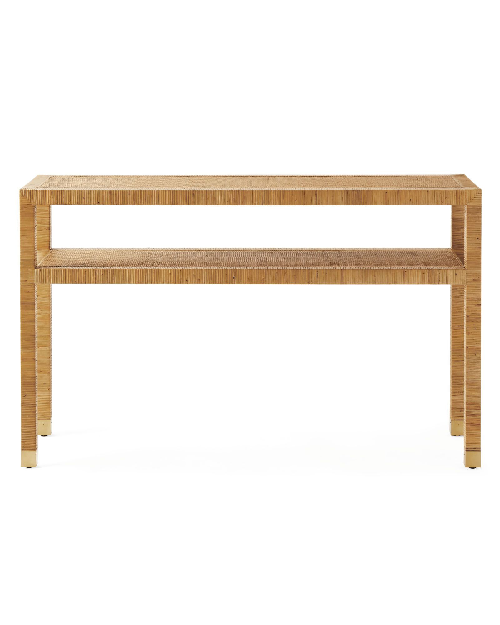 Balboa Rattan Console | Serena and Lily