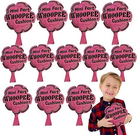 ArtCreativity 6 Inch Mini Fart Whoopee Cushions - Set of 12 - Fun Whoopee Noise Makers for Kids a... | Amazon (US)
