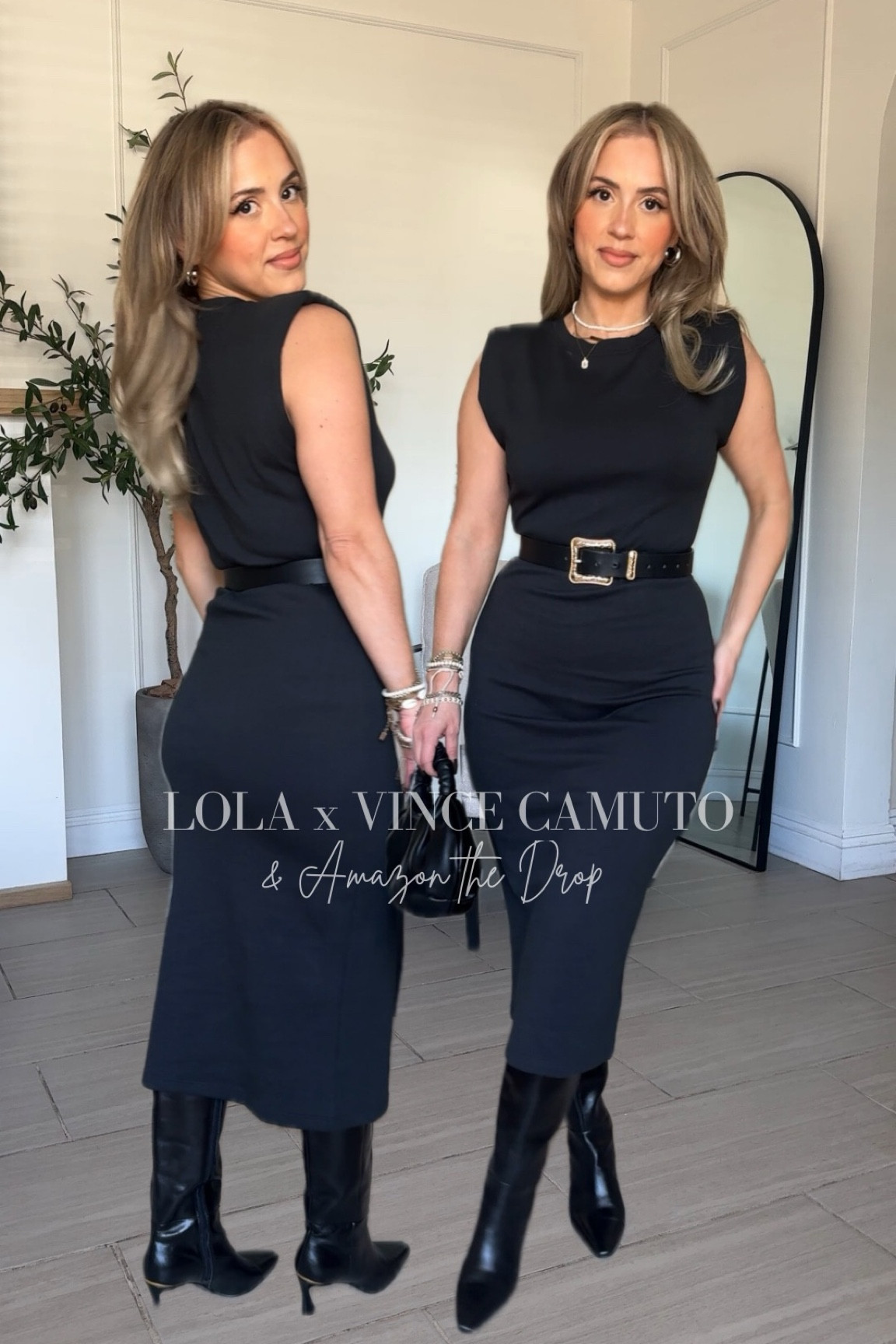 Shop my collection with Vince Camuto & Amazon the Drop 🙌🏼😍 wearing XS in dress & boots are TTS

#LTKSeasonal #LTKStyleTip