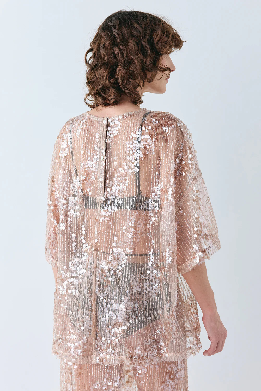 Arden Sequin Top Bronze | VRG Grl