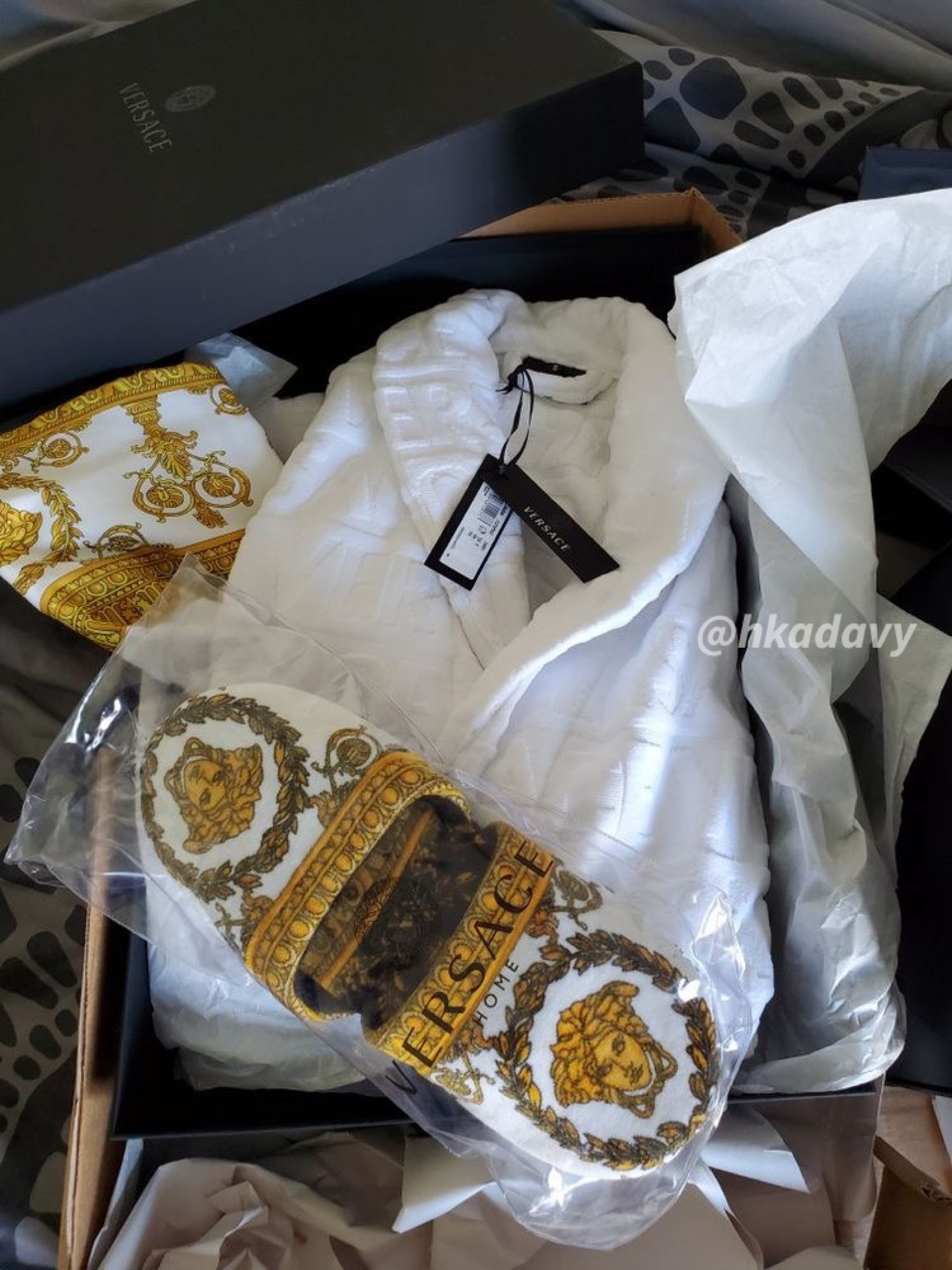 Versace robe set #fencefinds #dhgate #designerdupes 