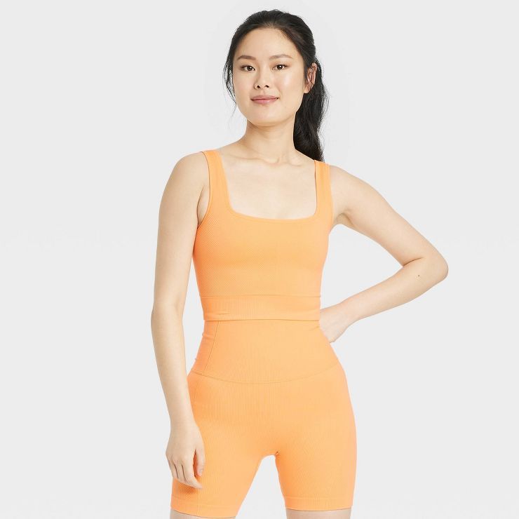 Women's Seamless Cropped Tank Top - All in Motion™ | Target